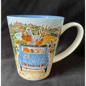 Vtg Susan Wallace Barnes Lifeguard Press Do What You Love Beach Coffee Mug